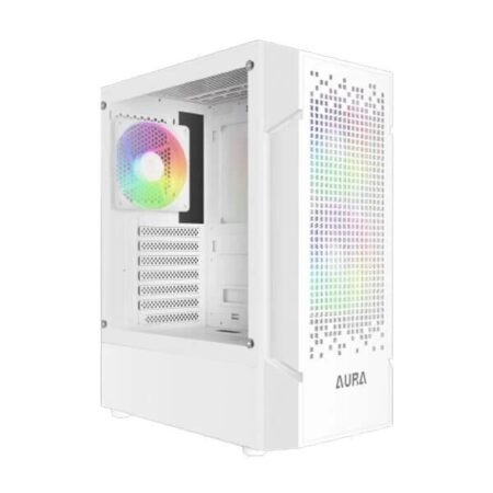 Gamdias Aura GC7 WH ARGB Atx Mid Tower Cabinet (White) (AURA-GC7-WH-ARGB)
