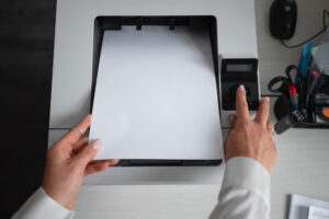 Paper job stuck
